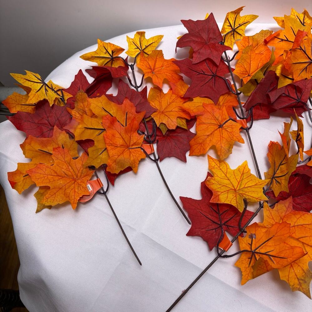 Hobby Lobby Artificial Fall Leaves (7 Count) - Picture 2 of 6